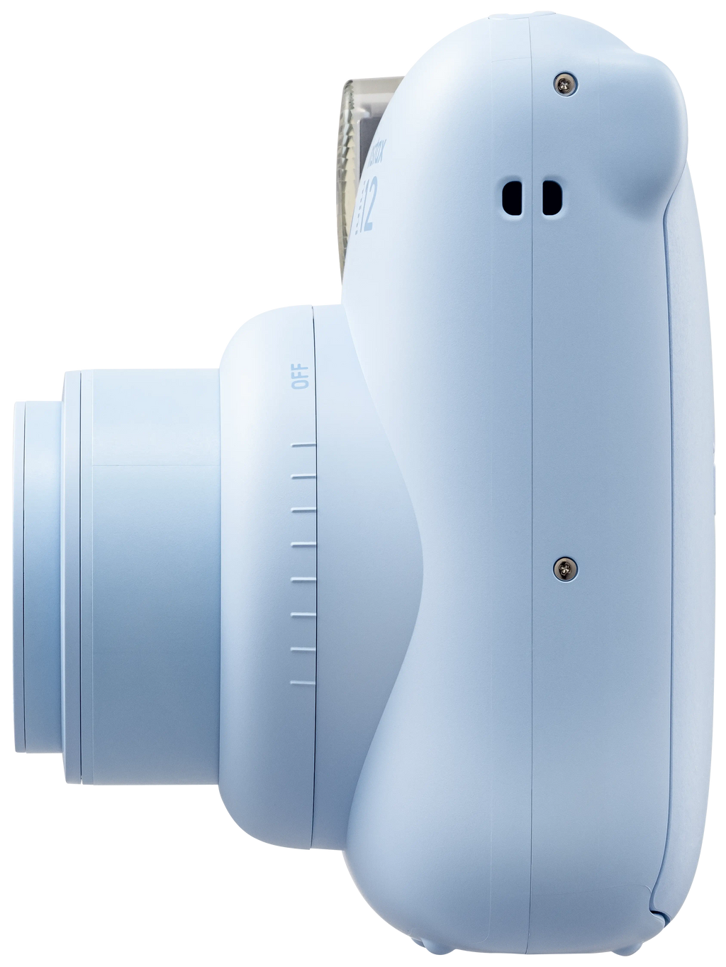 Instax mini 12 pastel blue zijkant