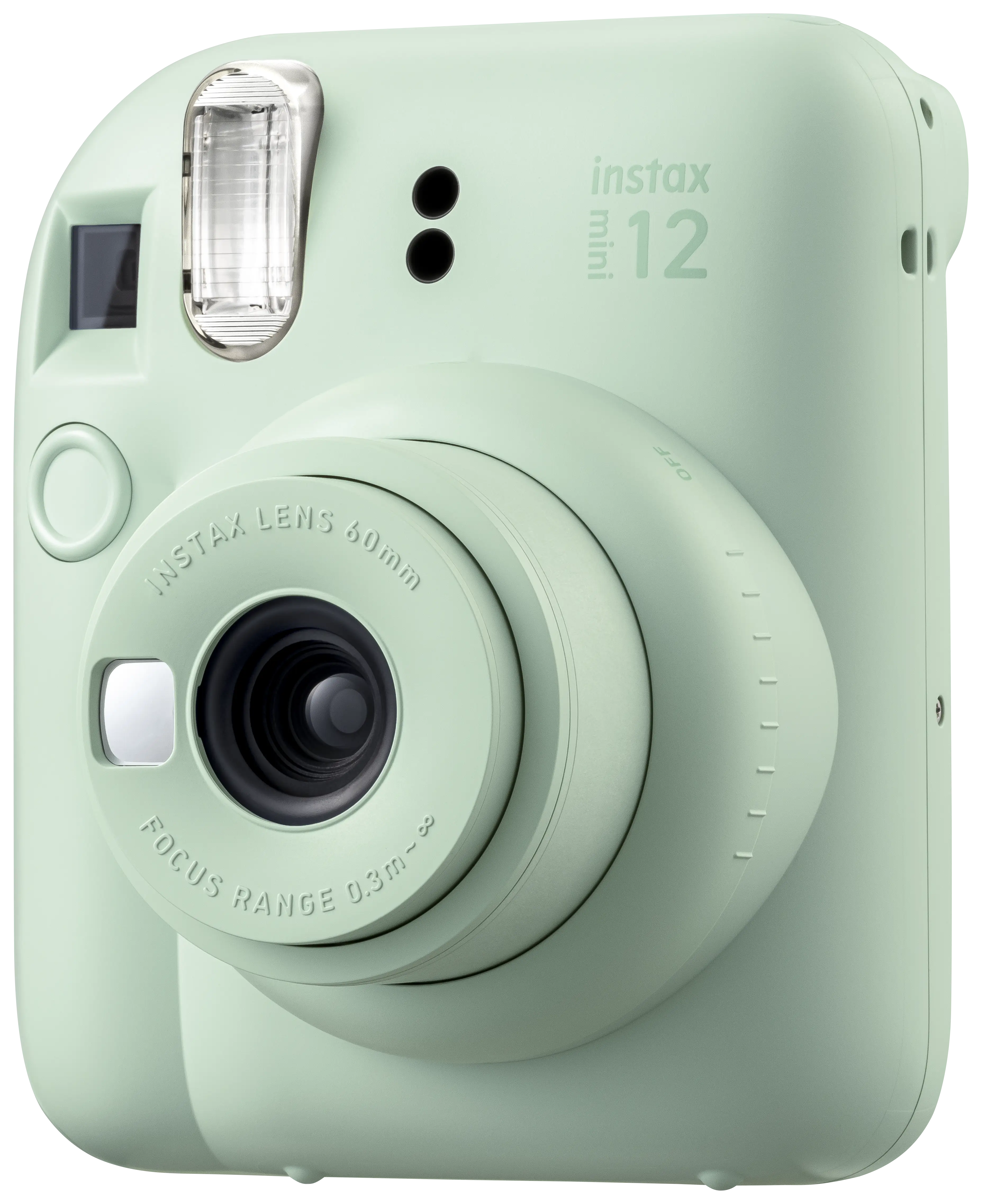 Instax mini 12 mint green schuin