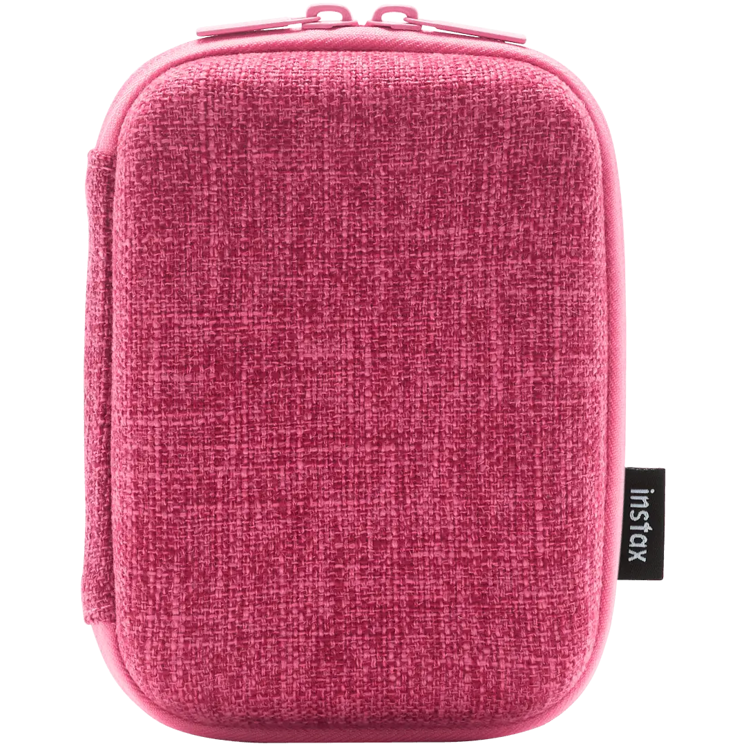 instax mini Link 3 case rose pink dicht voorkant