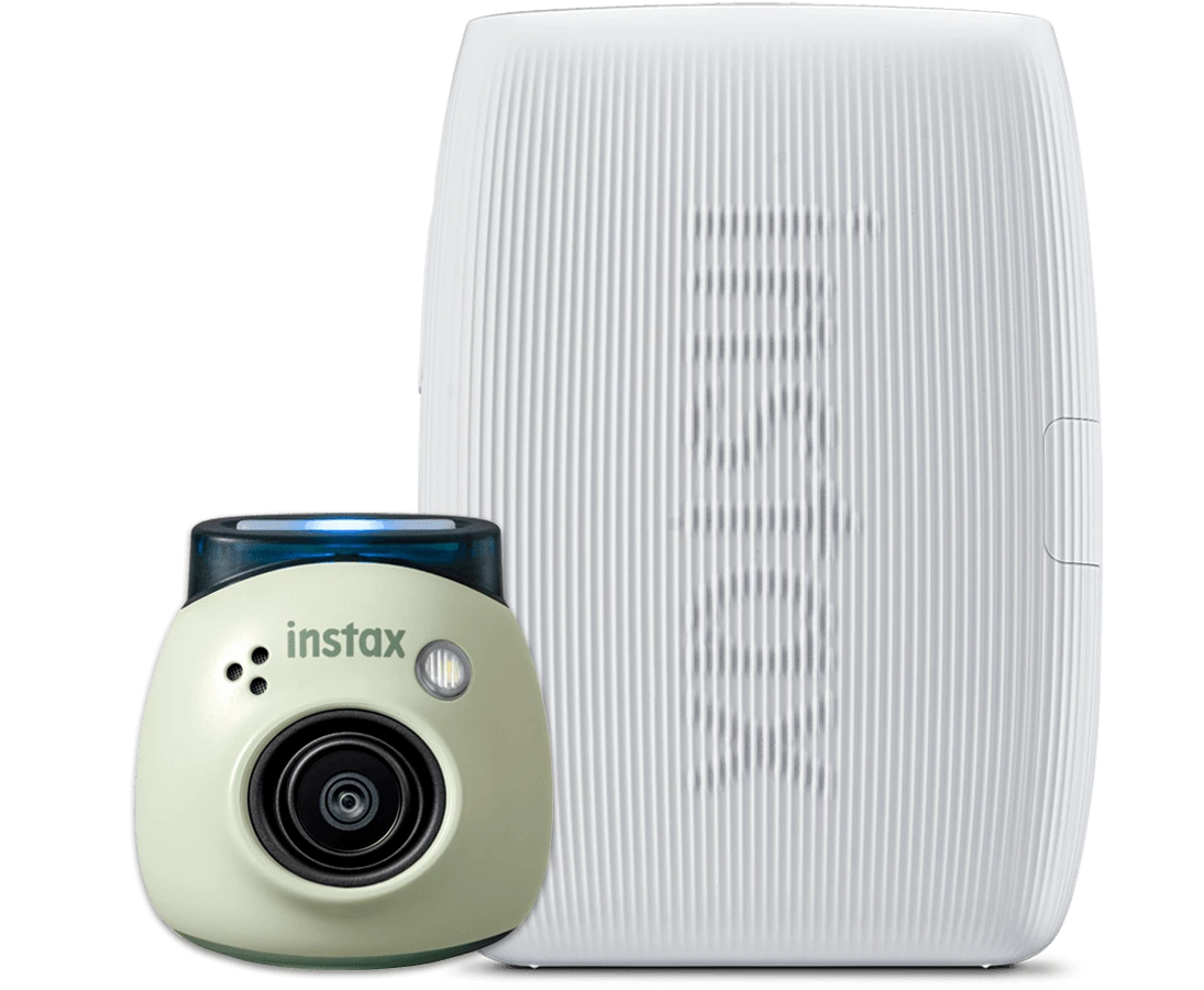 Bundel instax Pal™ Pistachio Green met instax mini Link 3™ Clay White
