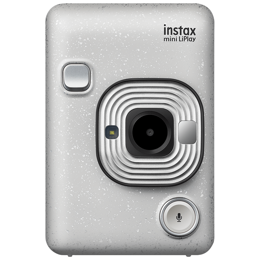 instax mini liplay stone white voorkant