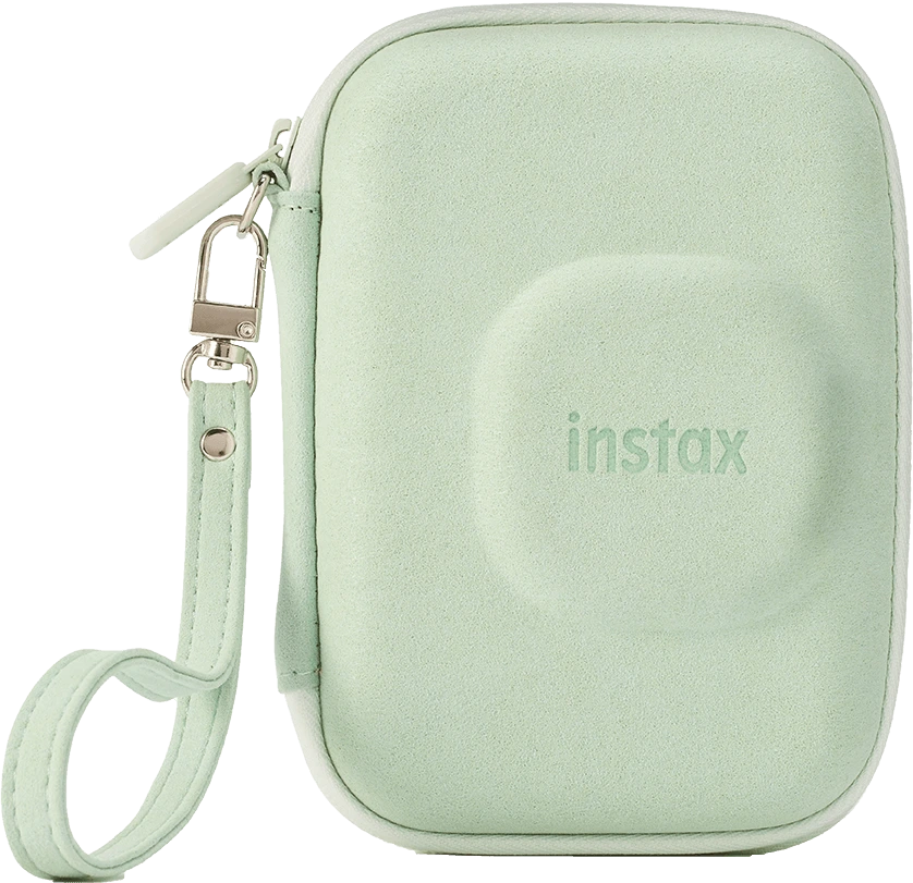 instax mini LiPlay case matcha green voorkant dicht