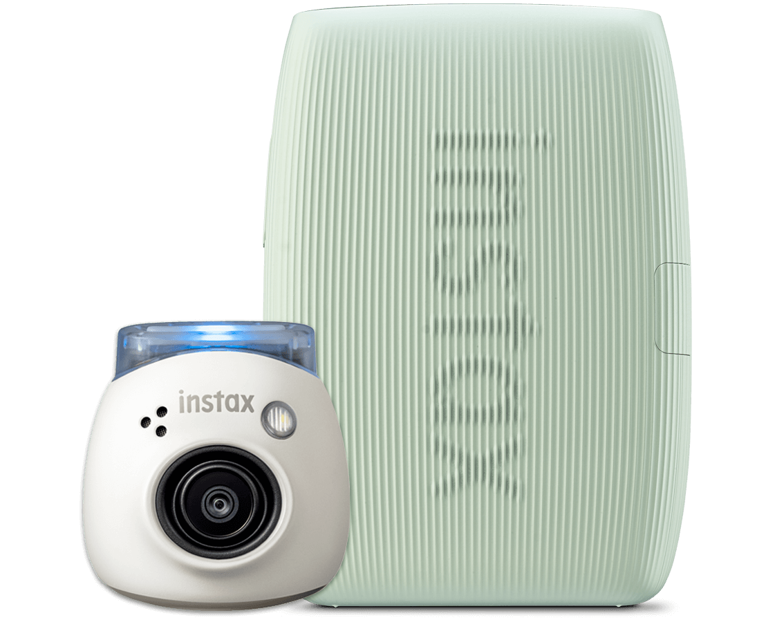 Bundel INSTAX Pal Milky White met INSTAX mini Link 3 Sage Green