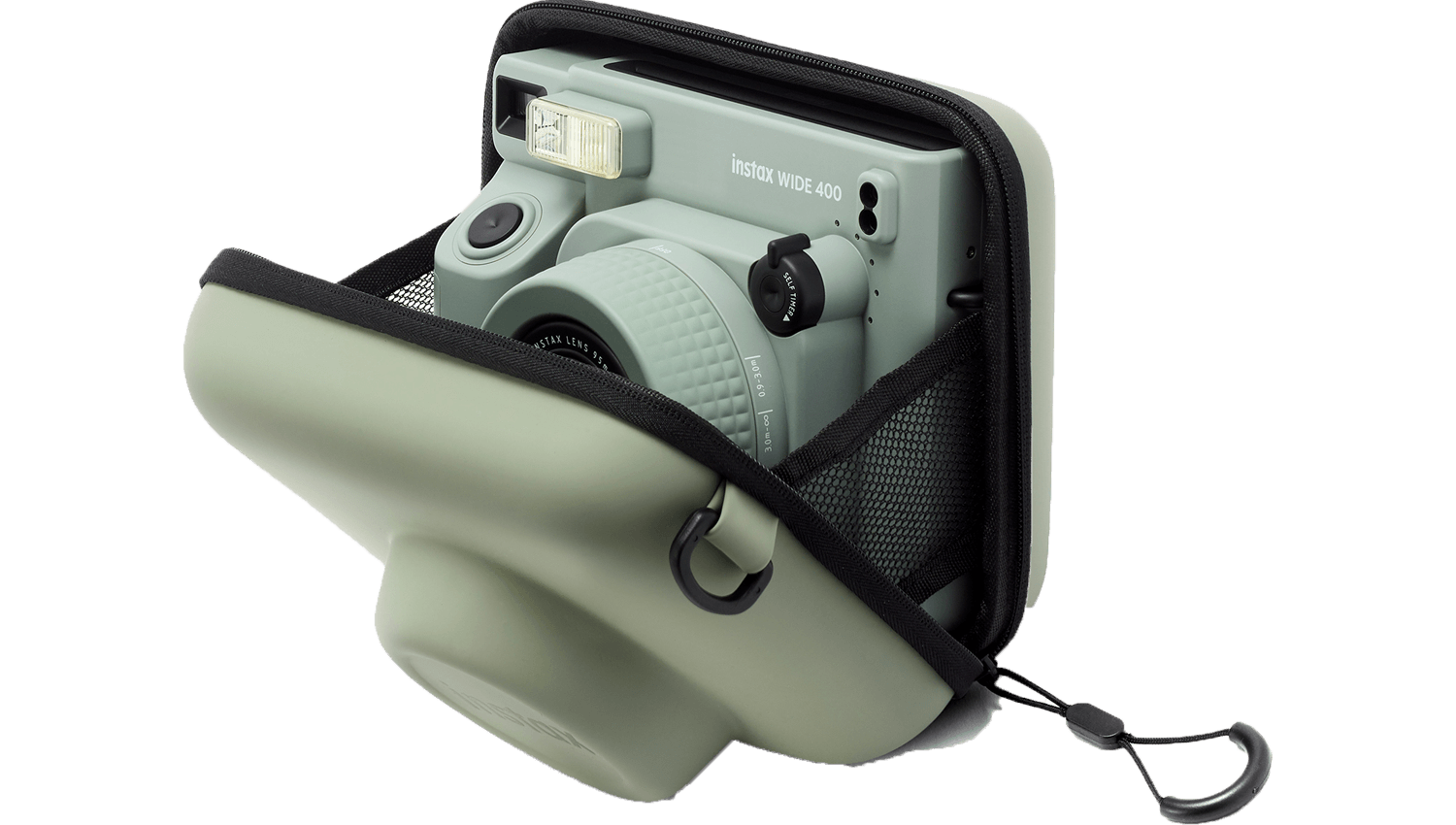 instax WIDE 400 case schuin open