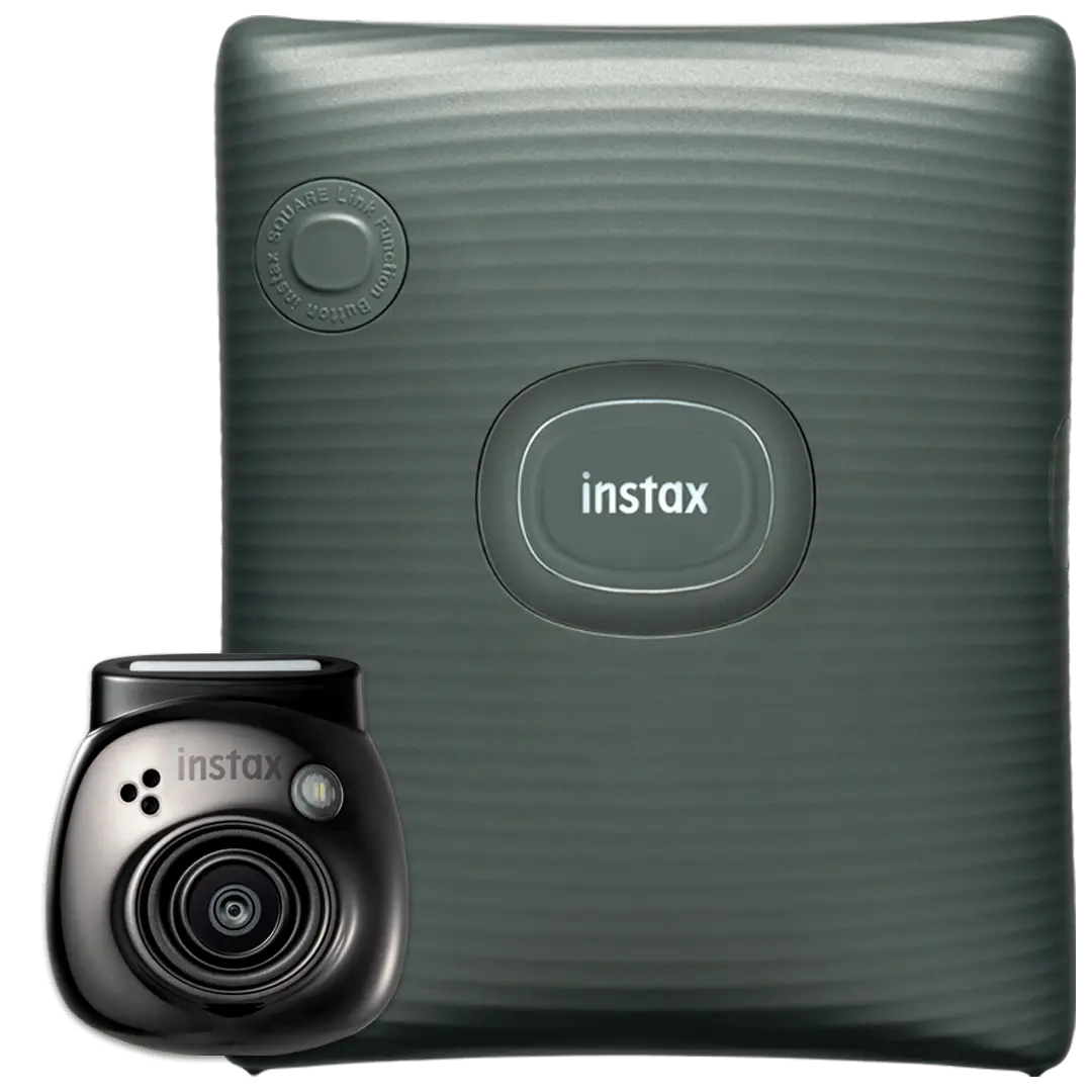 Bundel instax Pal™ Black met instax SQUARE™ Link Green