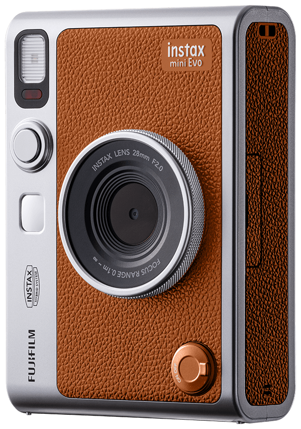 instax-mini-Evo_Bruin_zijkant