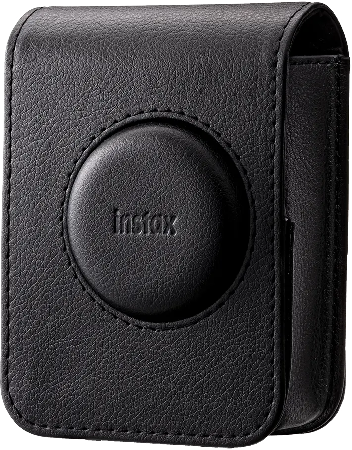 instax mini Evo case zwart voorkant schuin 1
