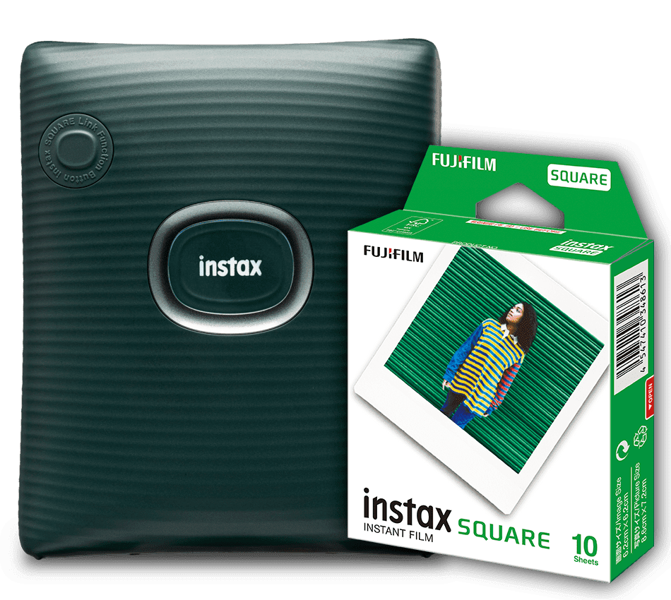 instax SQUARE Link Midnight Green
