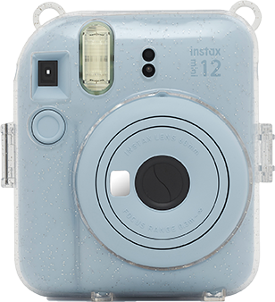 Case instax mini 12™ Glitter - voorkant - blauw