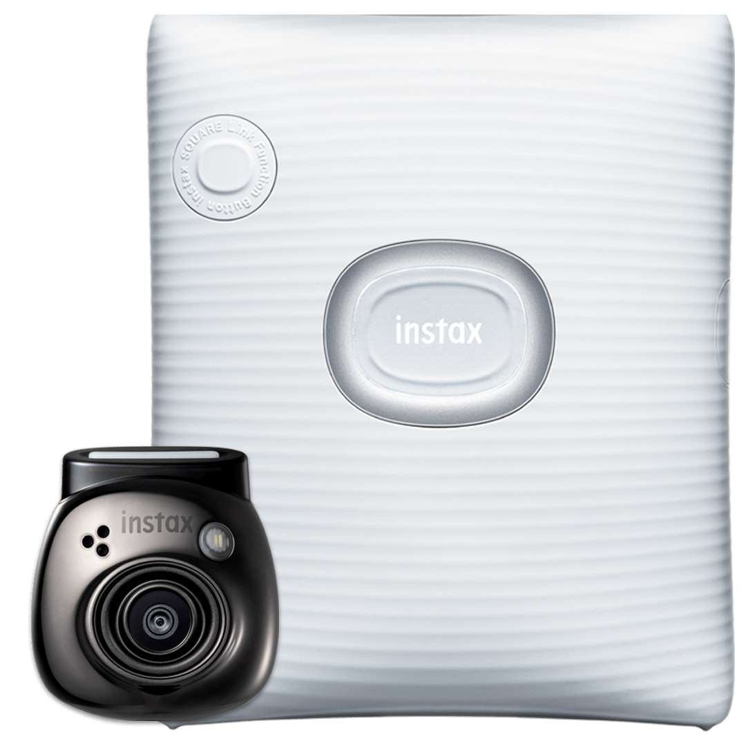 Bundel INSTAX Pal Black met INSTAX SQUARE Link White