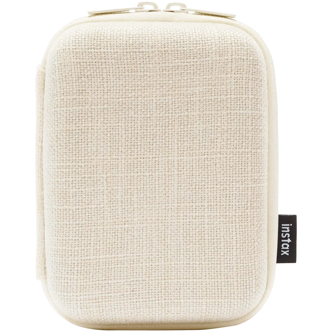 instax mini Link 3 case clay white dicht voorkant