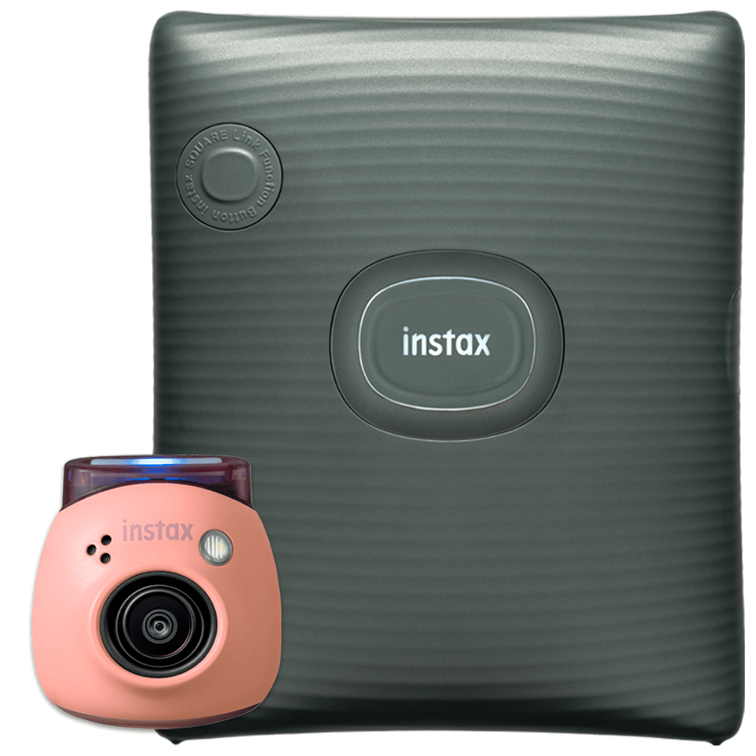 Bundel INSTAX Pal Pink met INSTAX SQUARE Link Green
