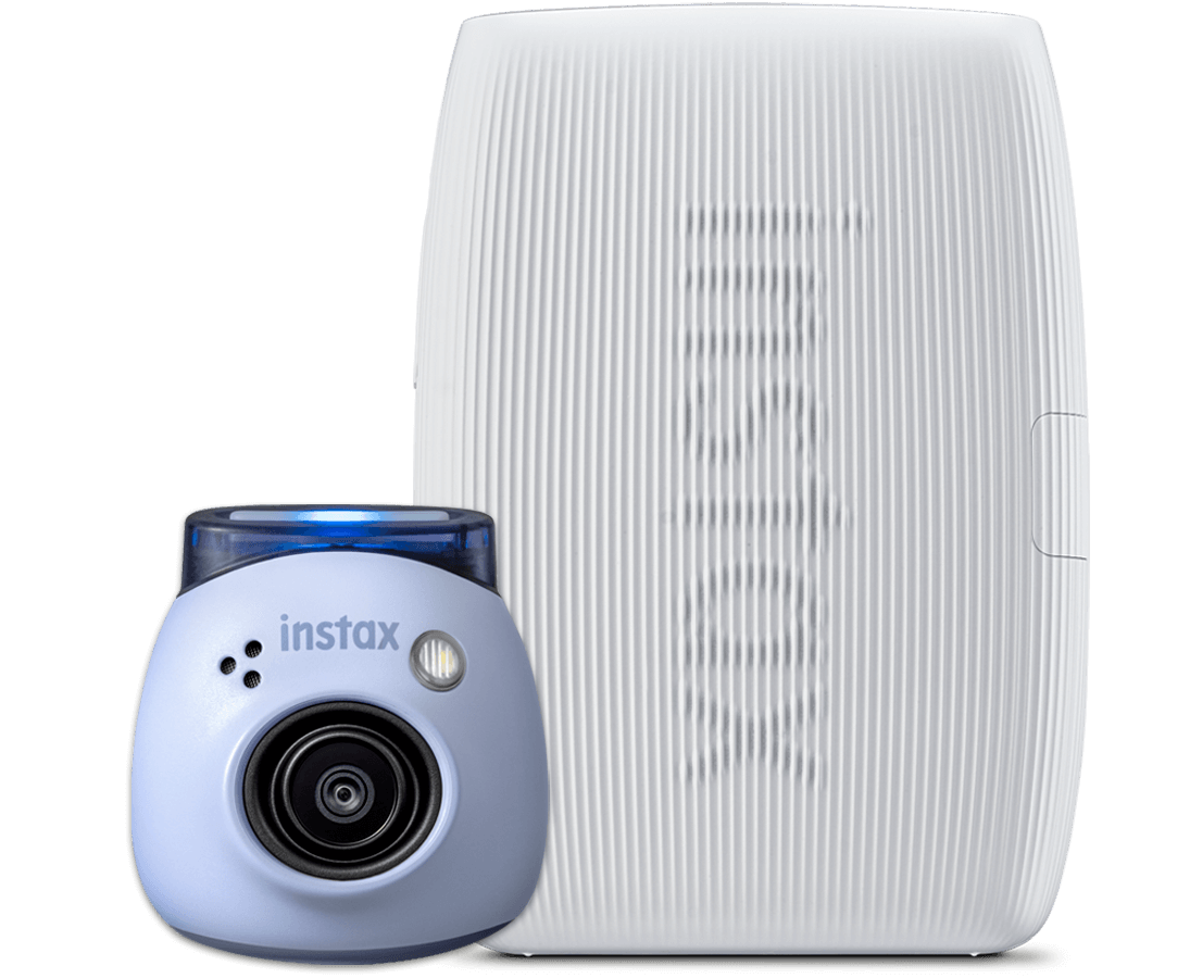 Bundel instax Pal™ Lavender Blue met instax mini Link 3™ Clay White