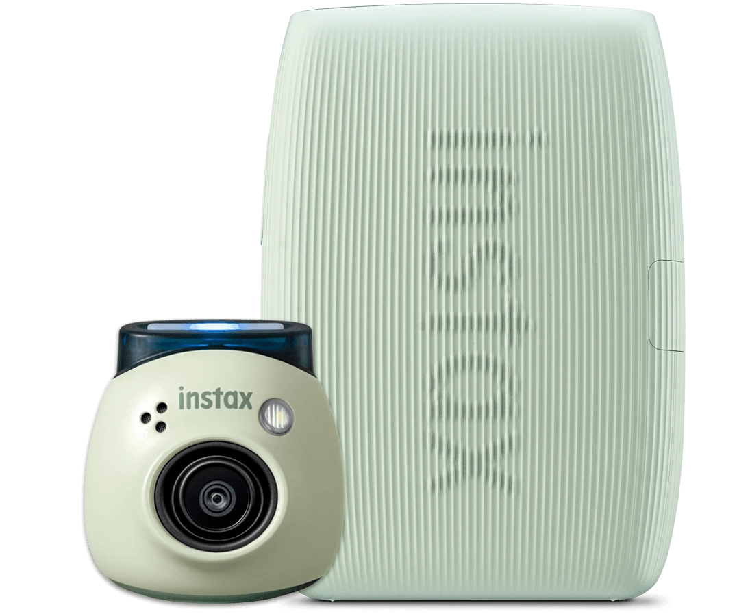 Bundel instax Pal™ Pistachio Green met instax mini Link 3™ Sage Green
