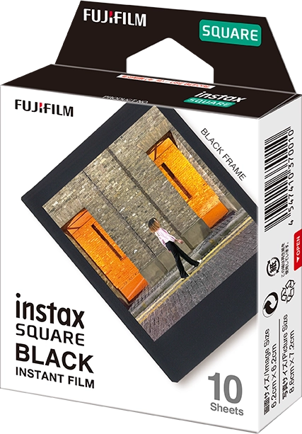 instax SQUARE BLACK FRAME schuin voorkant