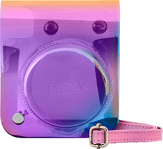Case instax mini 12™ Iridescent - voorkant dicht met riem