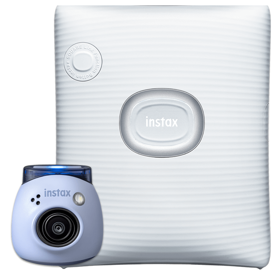 Bundel INSTAX Pal Blue met INSTAX SQUARE Link White
