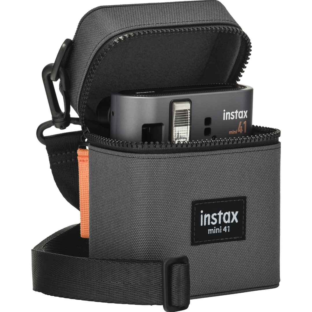 instax mini 41 case voorkant open schuin