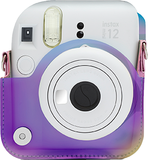 Case instax mini 12™ Iridescent - voorkant open wit