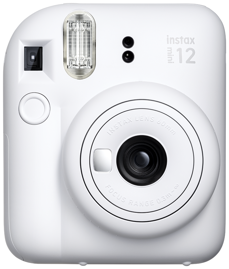 instax mini 12 clay white voorkant