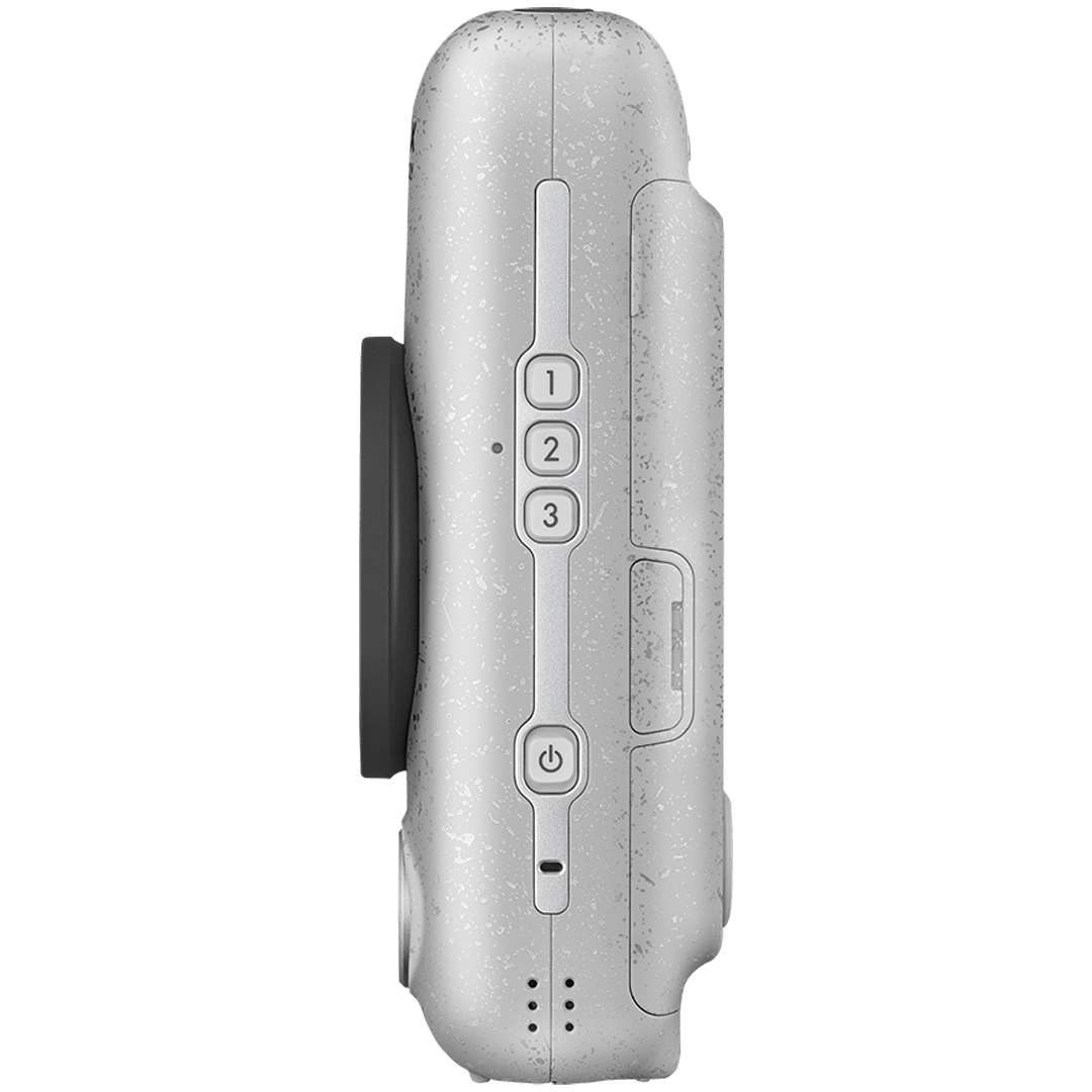 instax mini liplay stone white zijkant