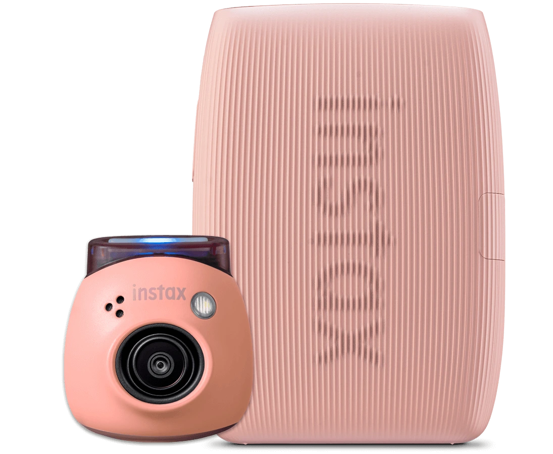 Bundel instax Pal en mini Link 3 powder pink en rose pink