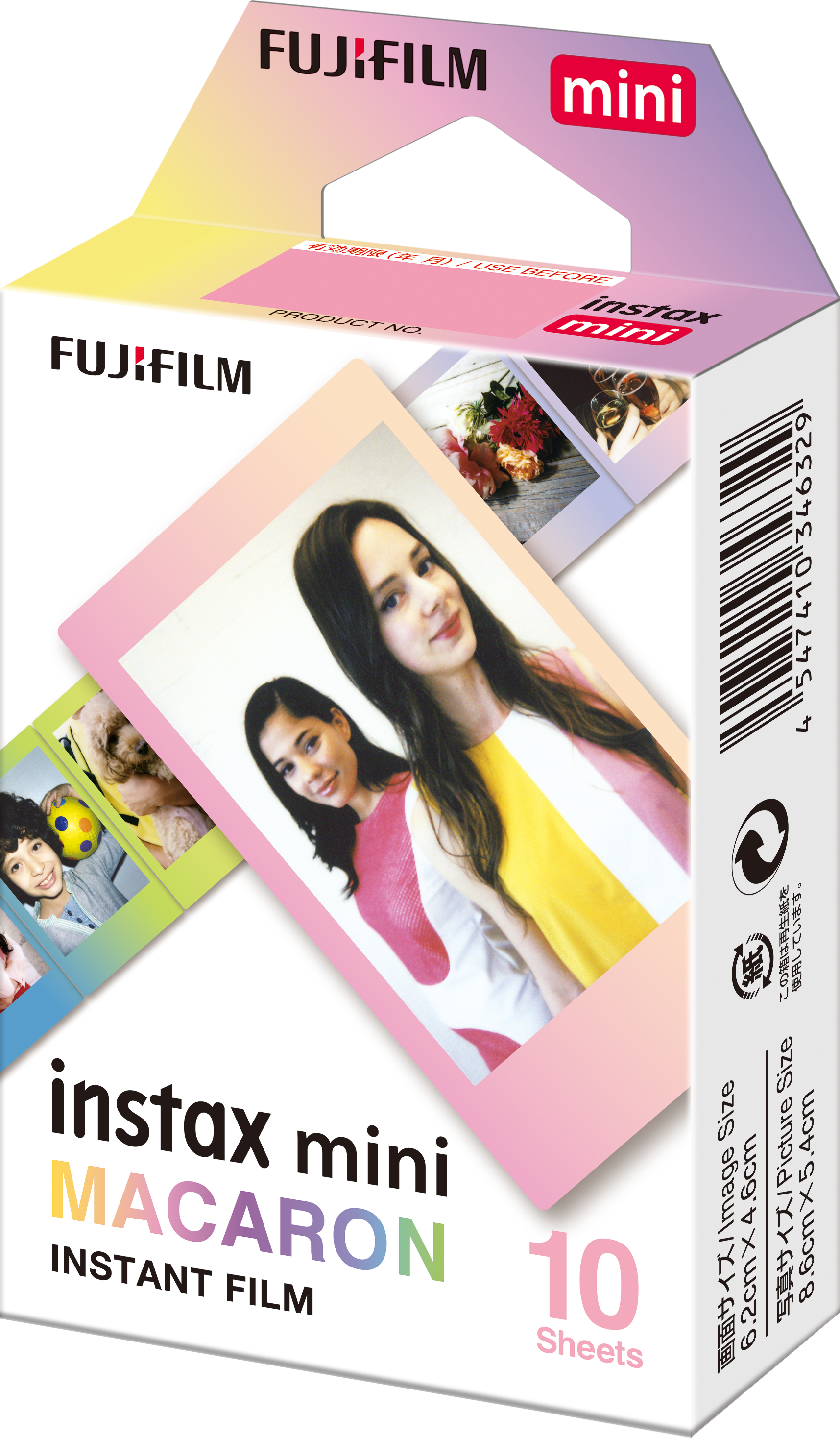 Instax mini film Macaron- schuin