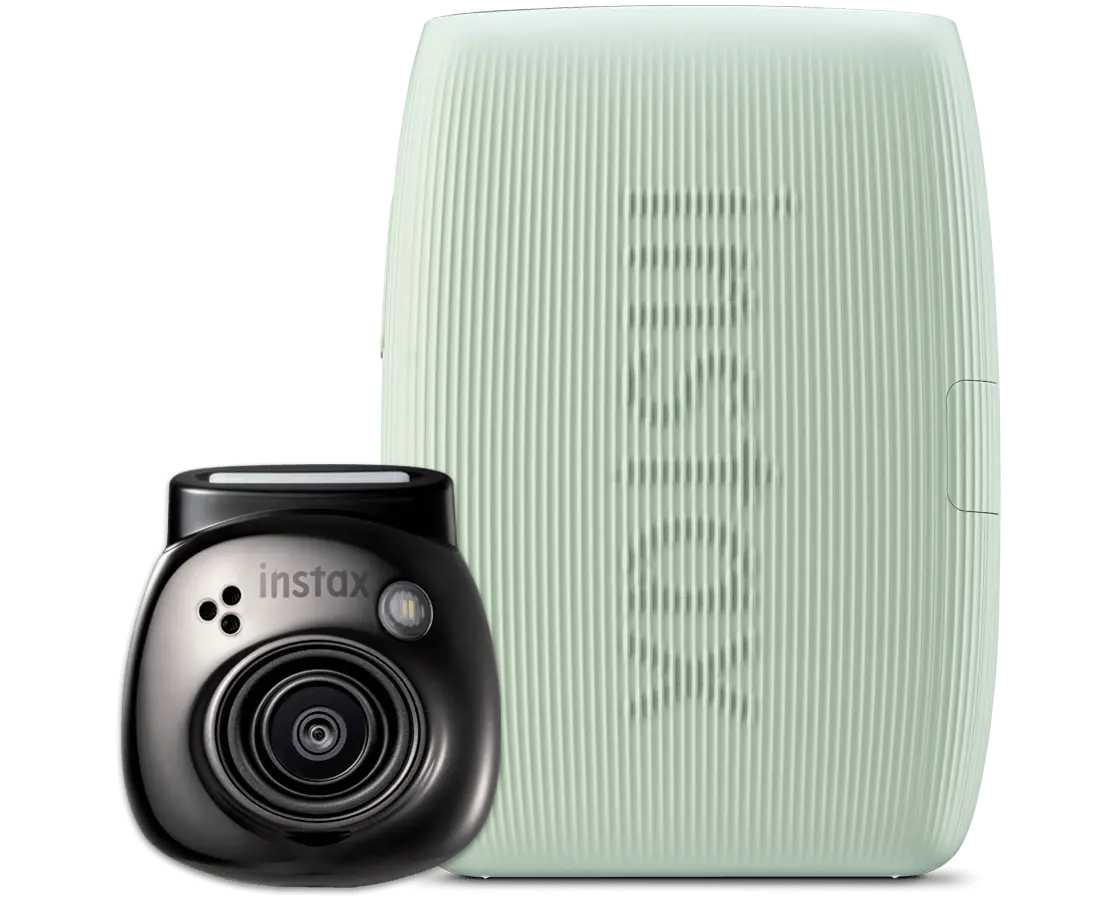 Bundel instax Pal™ Gem Black met instax mini Link 3™ Sage Green