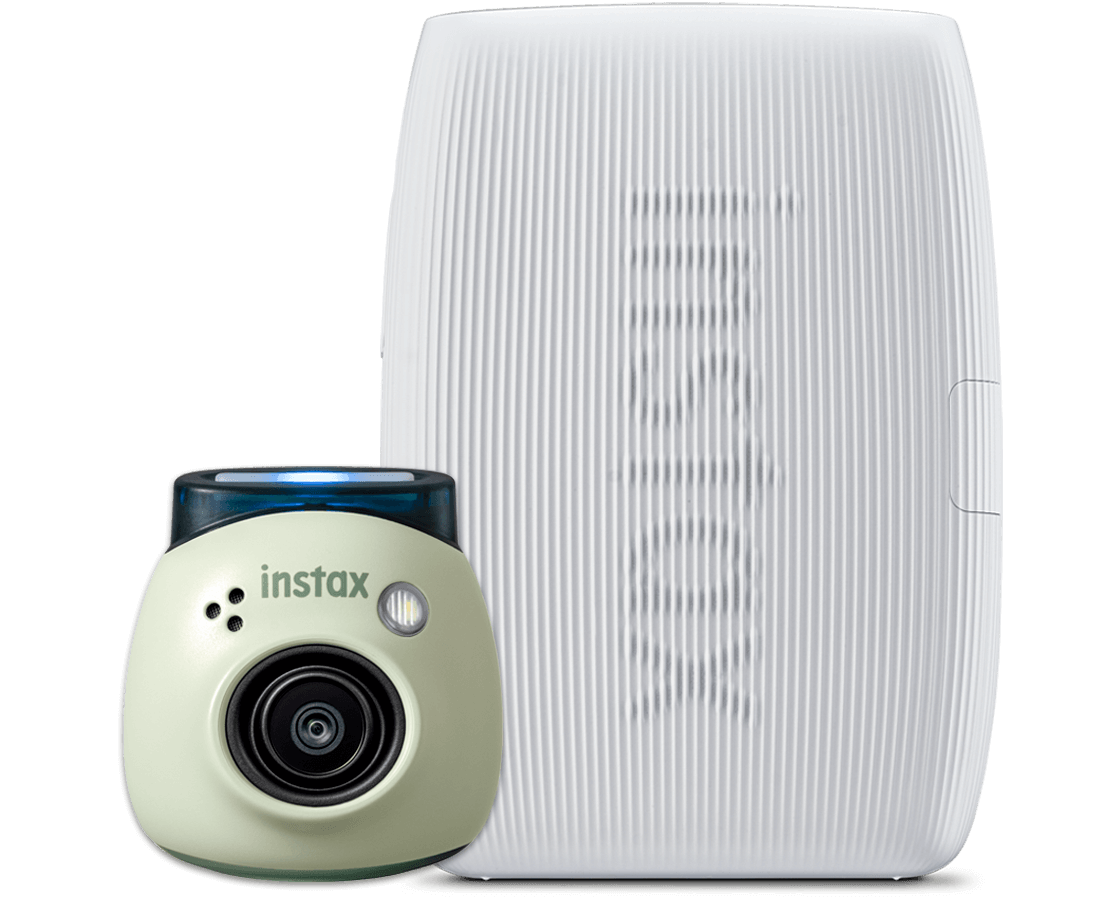 Bundel INSTAX Pal Pistachio Green met INSTAX mini Link 3 Clay White
