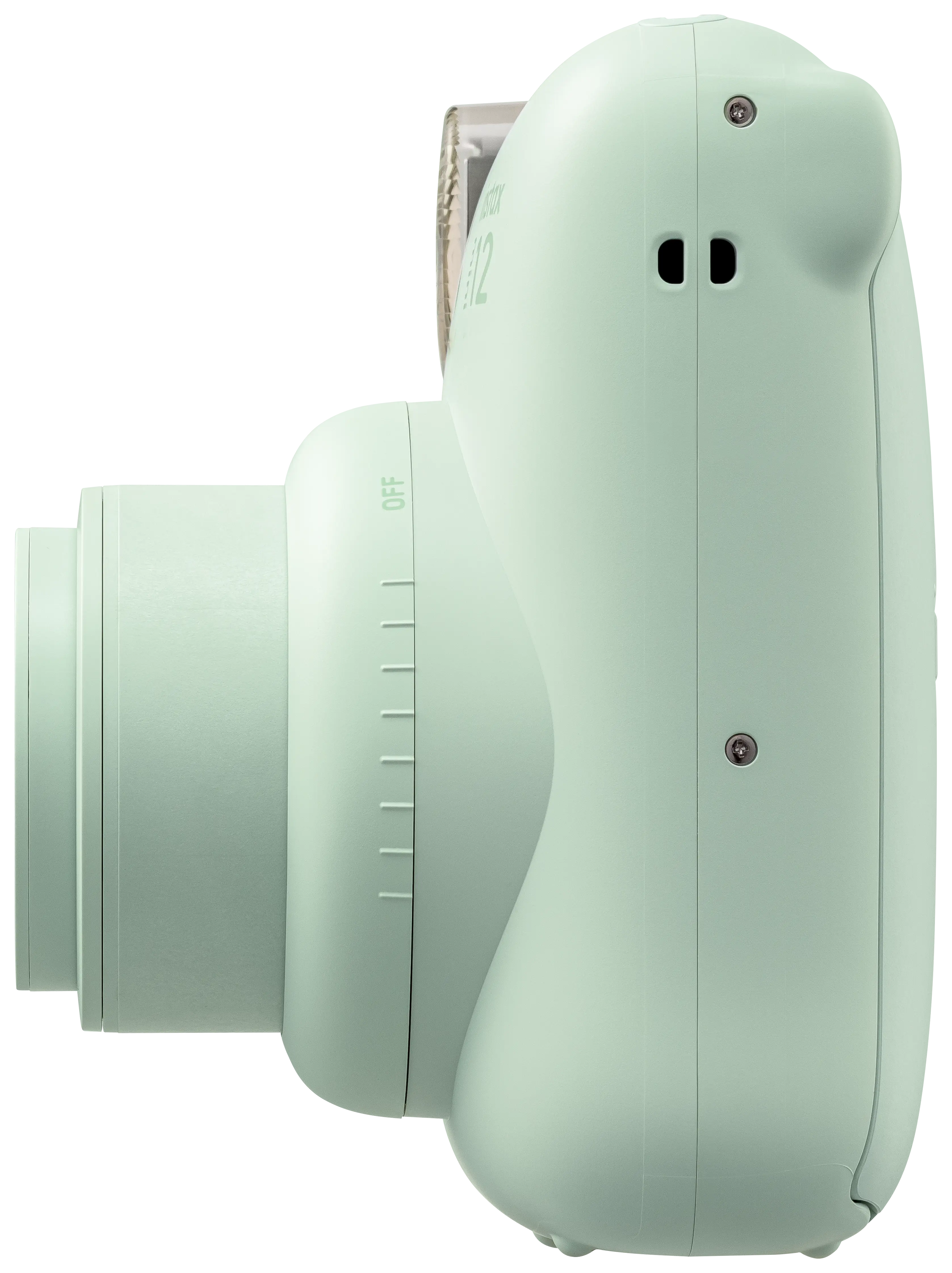 instax mini 12 mint green zijkant