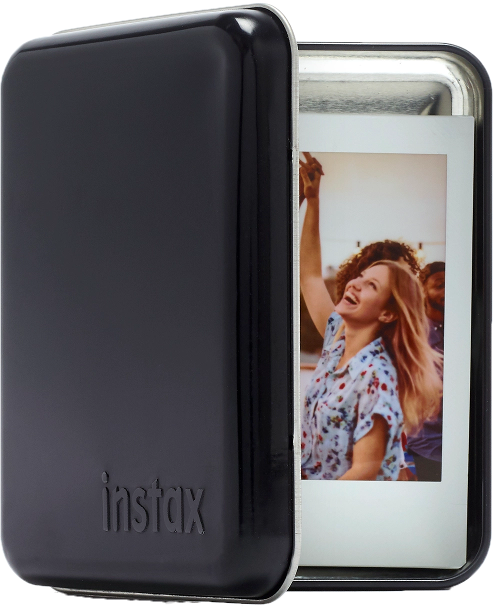 Bewaarbox instax SQUARE film open met film