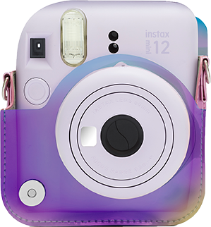 Case instax mini 12™ Iridescent - voorkant open lila