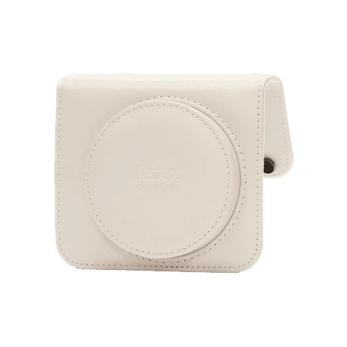 instax SQUARE SQ1 case chalk white voorkant bovenkant zonder camera