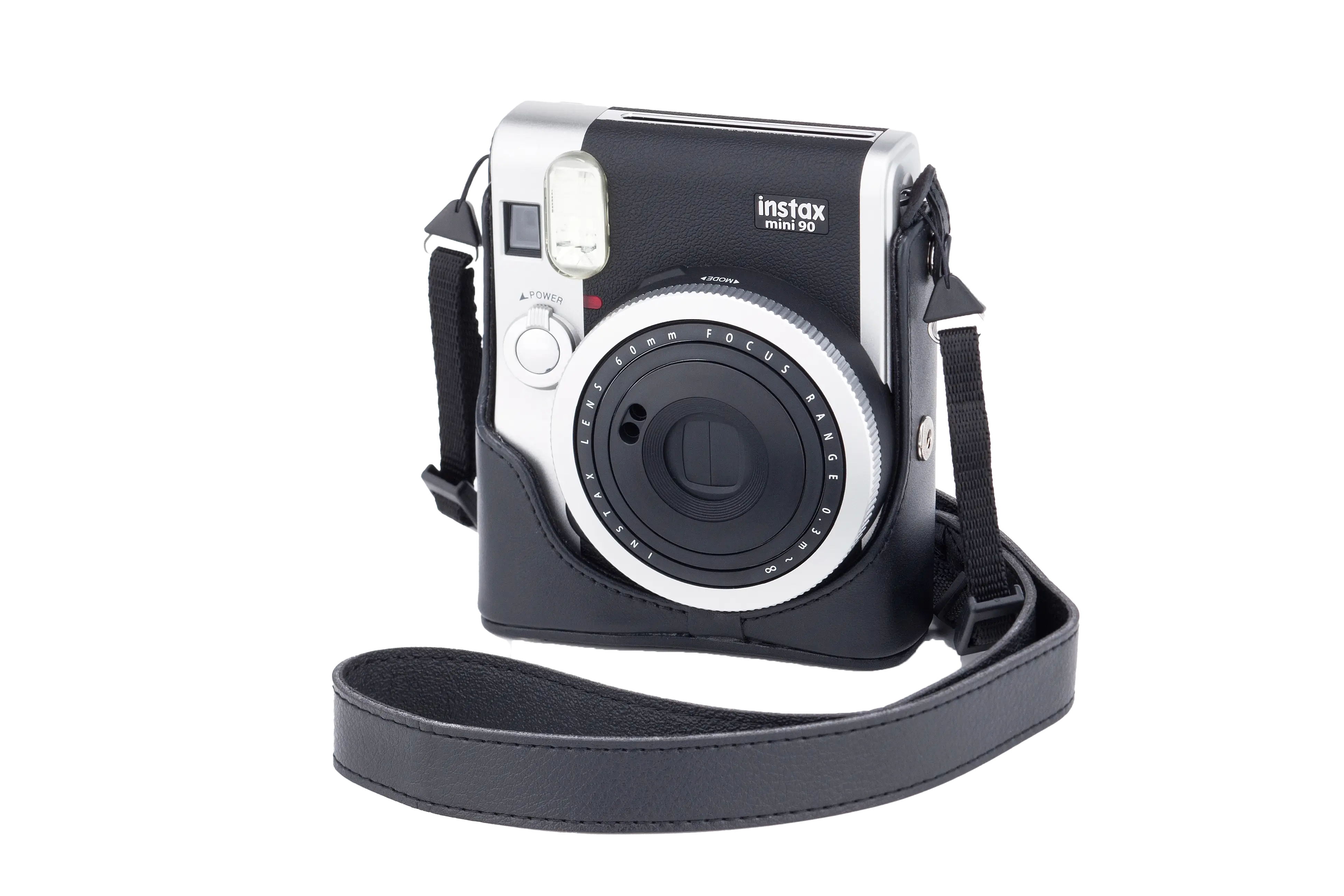 Case instax mini 90 open voorkant schuin