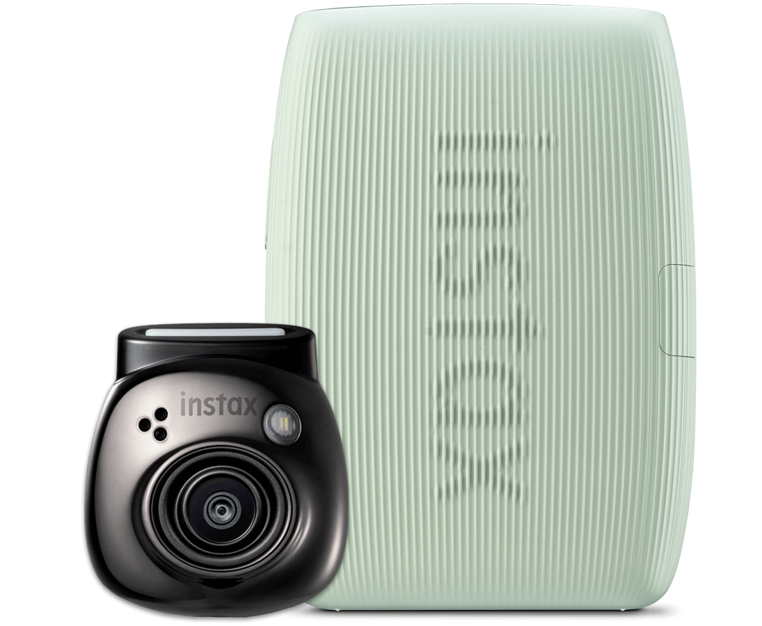 Bundel INSTAX Pal Gem Black met INSTAX mini Link 3 Sage Green