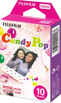Instax mini film Candy Pop - schuin