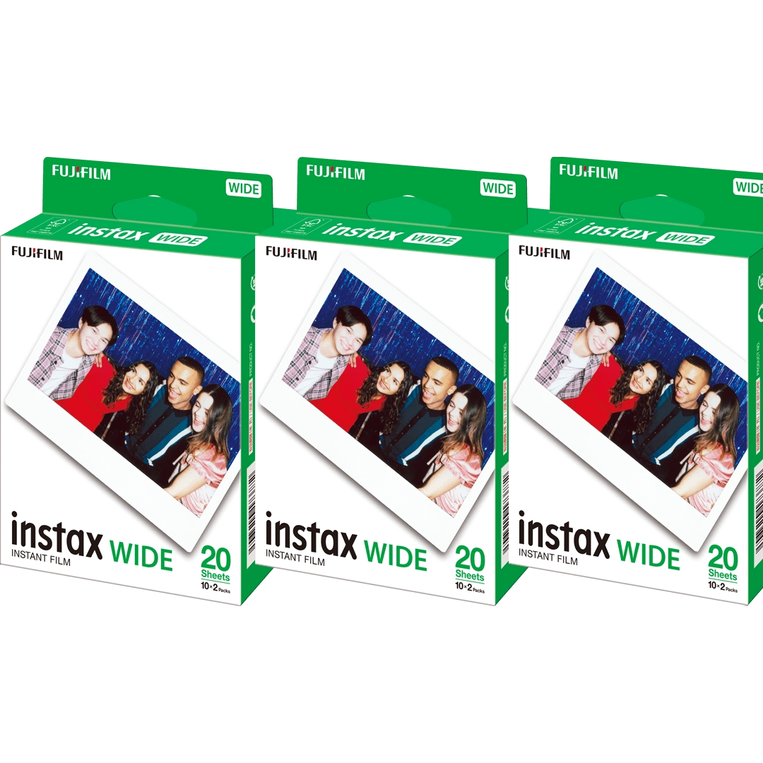 instax wide film zestig pak voorkant