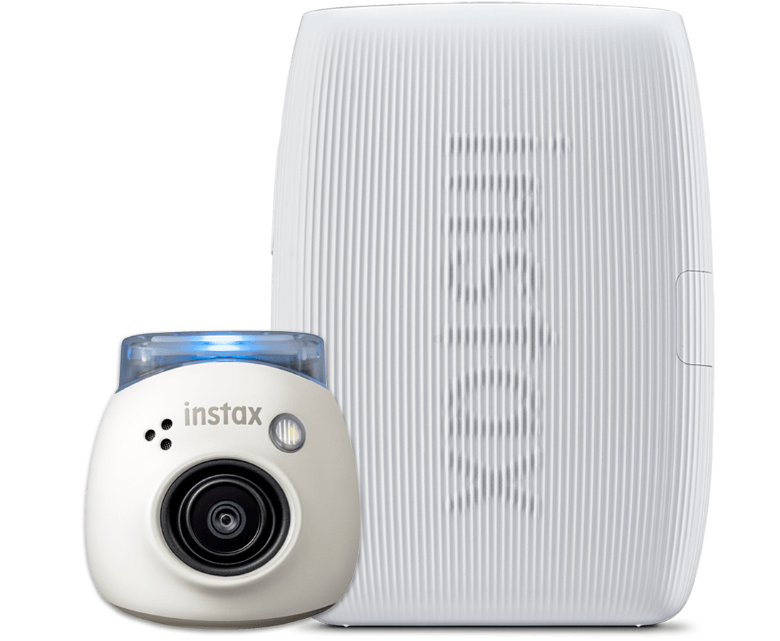 Bundel INSTAX Pal Milky White met INSTAX mini Link 3 Clay White