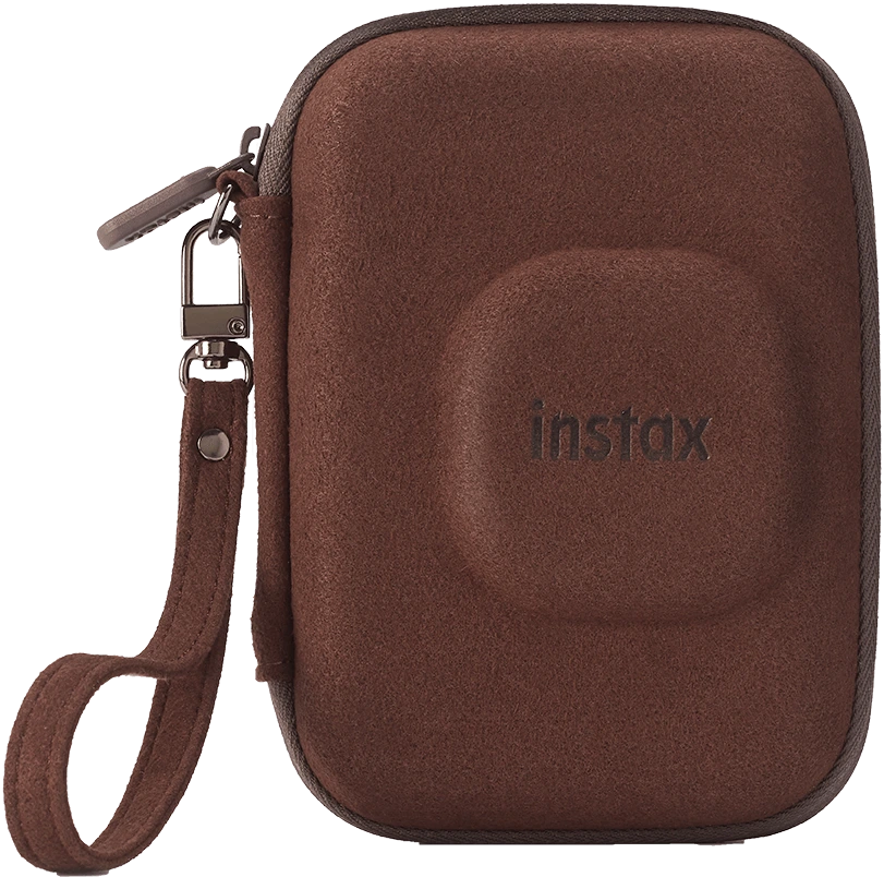 instax mini LiPlay case deep bronze voorkant dicht