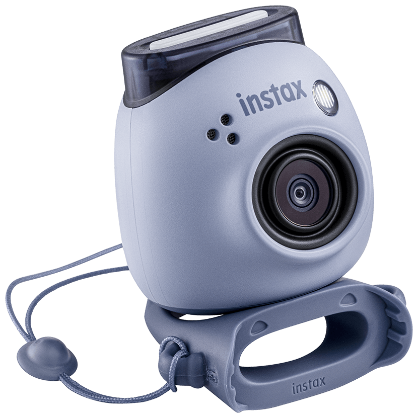 instax Pal Lavender Blue op groothoeklens