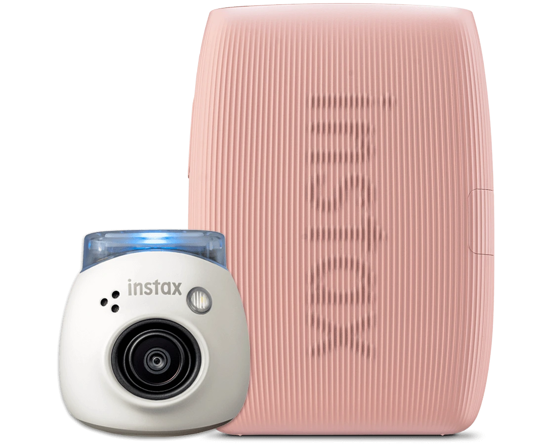 Bundel instax Pal en mini Link 3 Milky White en rose pink