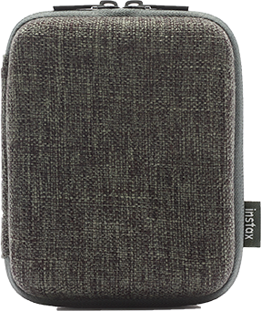 instax Link SQUARE case woven gray dicht voorkant