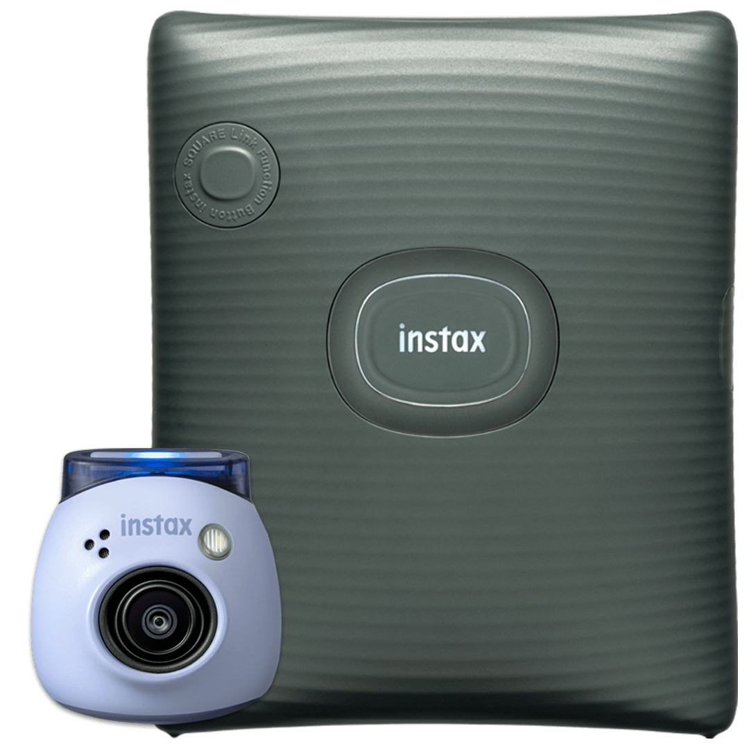 Bundel INSTAX Pal Blue met INSTAX SQUARE Link Green