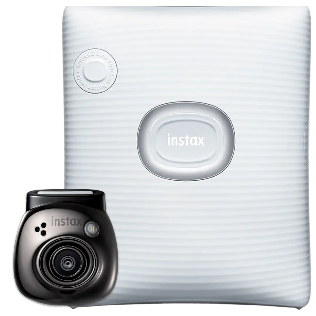 Bundel instax Pal™ Black met instax SQUARE Link™ White
