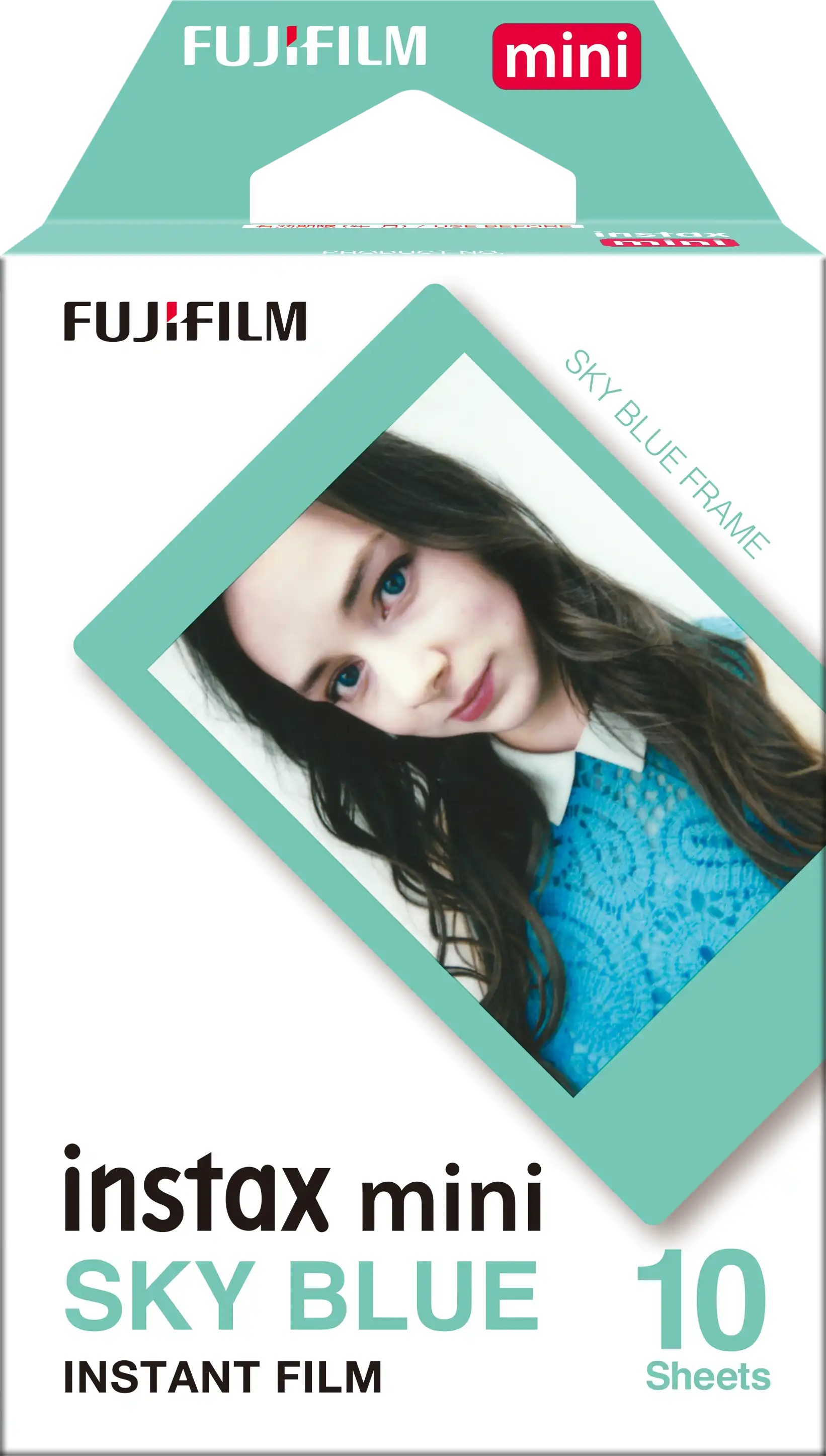 Instax mini film Sky Blue - voorkant
