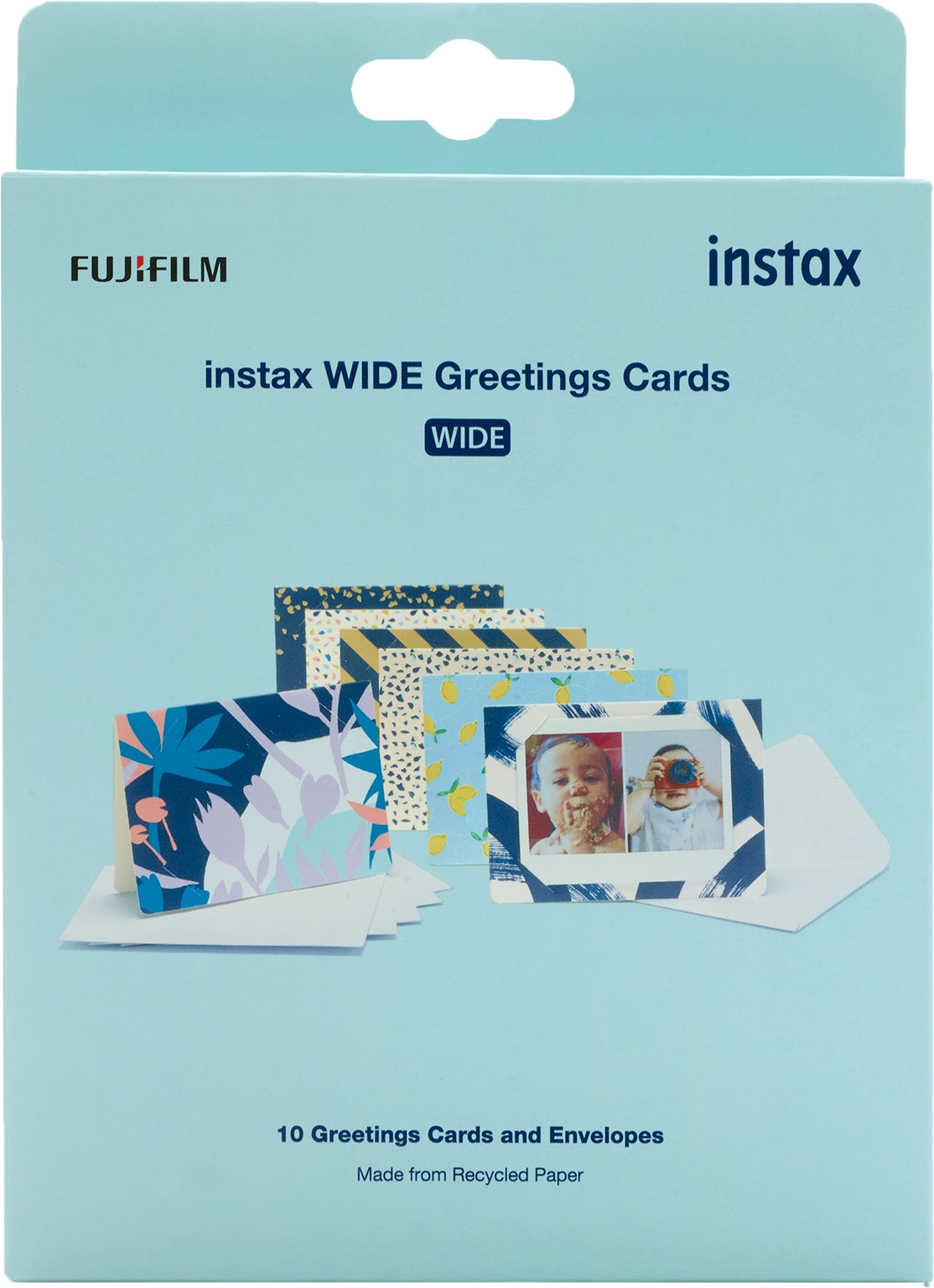 instax WIDE wenskaarten verpakking voorkant