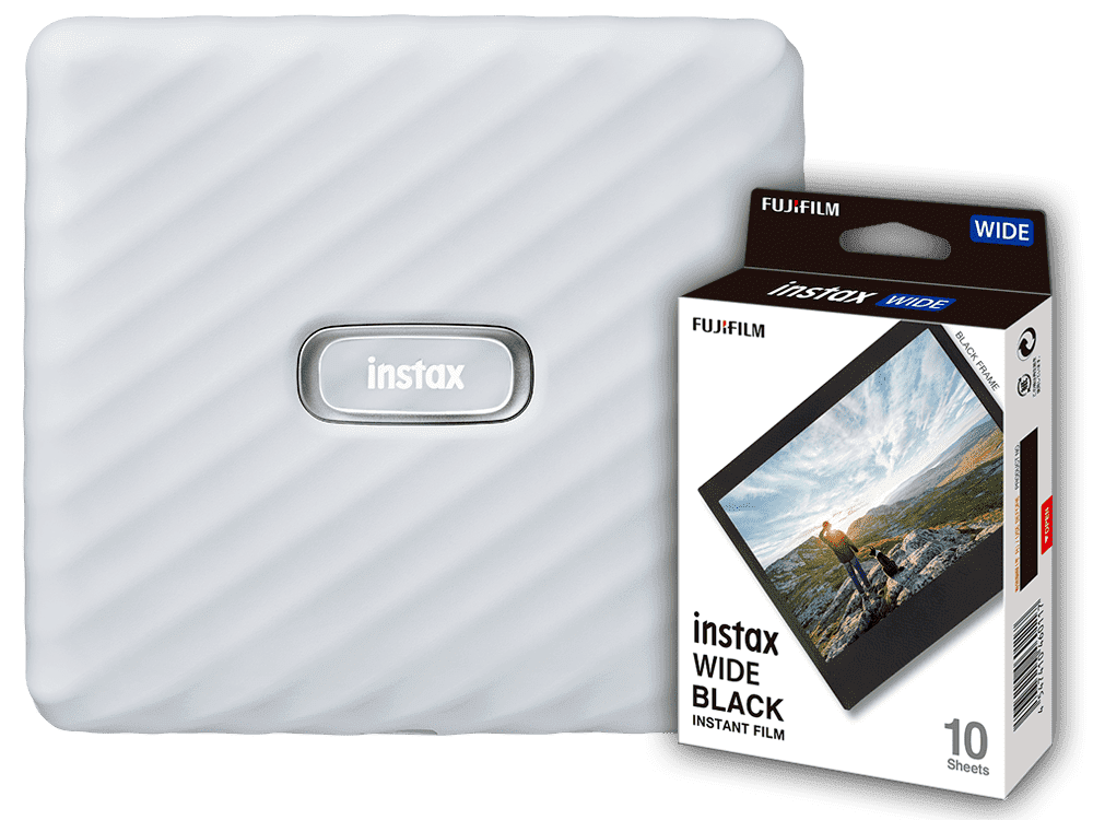 instax Link WIDE Ash White